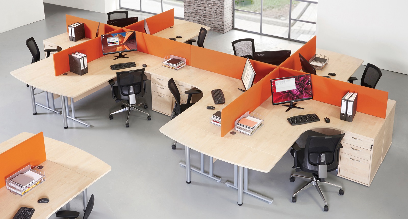Desk Divider Screens No1 For Quality Desk Partitions Octopus Uk