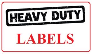 Avery Heavy Duty Labels In Silver And White 13