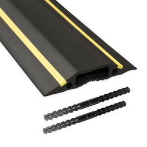 Black and Yellow Cable Trunking