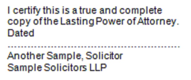 Lasting Power Of Attorney