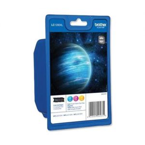 Brother Inkjet Cartridge LC1280XL Page Life 3600pp 3 Colour Ref LC1280XLRBWBP [Pack 3] | 100359