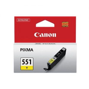 Canon CLI-551Y Inkjet Cartridge Page Life 330pp Yellow Ref 6511B001 | 103448