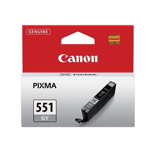 Canon CLI-551GY Inkjet Cartridge Page Life 125 Photos Grey Ref 6512B001 | 103449