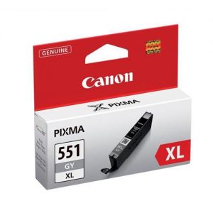 Canon CLI-551GY XL Inkjet Cartridge Page Life 275 Photos Grey Ref 6447B001 | 103458
