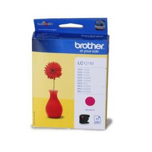 Brother Inkjet Cartridge Page Life 300pp Magenta Ref LC121M | 107920