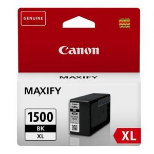 Canon PGI-1500XLBLK Inkjet Cartridge High Yield 34.7ml Page Life 1200pp Black Ref 9182B001AA | 123293