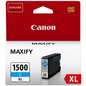 Canon PGI-1500XLC Inkjet Cartridge High Yield 12ml Page Life 1020pp Cyan Ref 9193B001AA | 123294