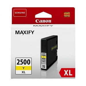 Canon PGI-2500XLY Inkjet Cartridge High Yield 19.3ml Page Life 1520pp Yellow Ref 9267B001AA | 123301