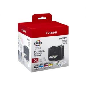 Canon PGI-2500XL Inkjet Cartridge Cyan/Magenta/Yellow/Black Multipack Ref 9254B004AA [Pack 4] | 123302
