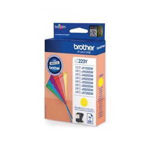 Brother Inkjet Cartridge 5.9ml Page Life 550pp Yellow Ref LC223Y | 123308