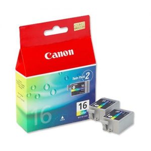 Canon BCI-16 Colour Ink Cartridge BCI-16CL Ref 9818A002 [Pack 2] | 123545