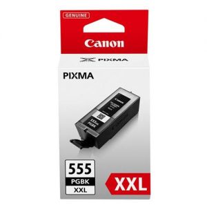 Canon PGI-555PGBKXXL Extra High Yield Ink Cartridge Black Page Life 1000pp Ref 8049B001 | 123554