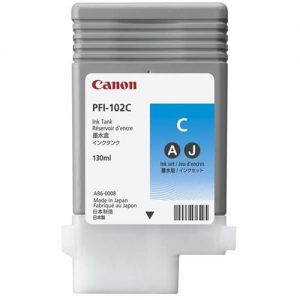 Canon PFI-102C Ink Tank Cyan Ref 0896B001AA | 124007