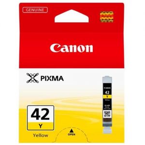 Canon CLI-42Y Inkjet Cartridge Capacity 13ml Yellow Ref 6387B001 | 132785