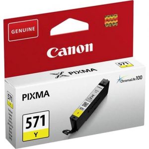 Canon CLI-571 InkJet Cartridge Page Life 340pp Yellow Ref 0388C001 | 132852