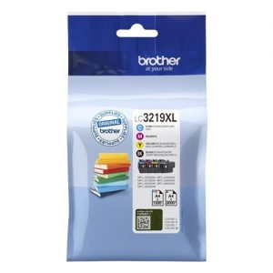Brother LC3219XLVAL Inkjet Cartridge Page Life 3000pp Black 1500pp Colour CMYK Ref LC3219XLVAL [Pack 4] | 146242
