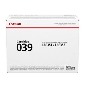 Canon CRG 039 Laser Toner Cartridge Black Ref 0287C001 | 158690
