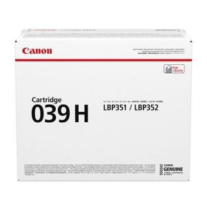 Canon CRG 039H Laser Toner Cartridge High Yield Black Ref 0288C001 | 159758