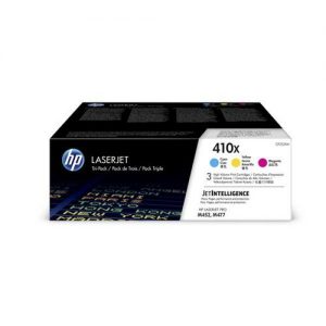 Hewlett Packard [HP] 410X Laser Toner Cartridges HY Page Life 15000x3pp C/M/Y Ref CF252XM [Pack 3] | 162931