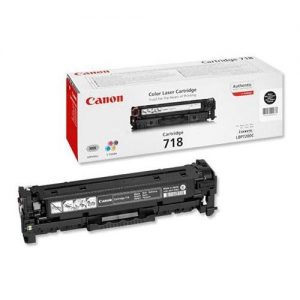 Canon 718 Toner Cartridge Page Life 3400pp Black Ref 2662B005 [Pack 2] | 164071