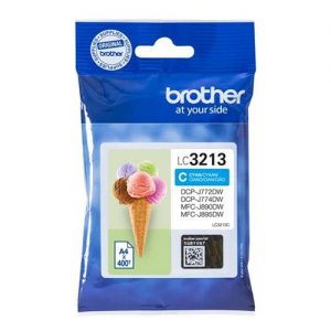 Brother LC3213C Inkjet Cartridge Page Life 400pp Cyan Ref LC3213C | 164219