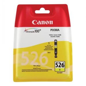 Canon CLI-526Y Inkjet Cartridge Page Life 450pp Yellow Ref 4543B001 | 223900