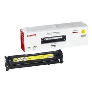 Canon CRG-718Y Laser Toner Cartridge Page Life 2900pp Yellow Ref 2659B002 | 226855