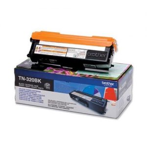 Brother Laser Toner Cartridge Page Life 2500pp Black Ref TN320BK | 256228