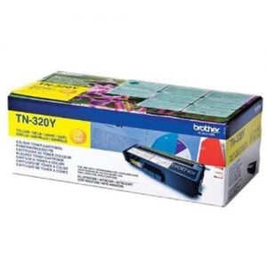 Brother Laser Toner Cartridge Page Life 1500pp Yellow Ref TN320Y | 256260