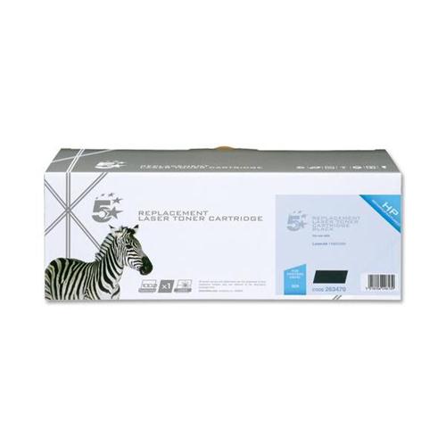 5 Star Office Remanufactured Laser Toner Cartridge 2500pp Black [HP No. 92A C4092A Alternative] | 263470