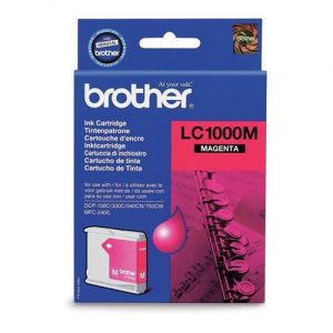Brother Inkjet Cartridge Page Life 400pp Magenta Ref LC1000M | 346629