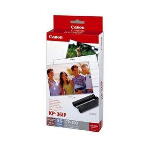 Canon CP100 Ink and Paper Photo Set 36 Sheets 102x152mm Colour Ref 7737A001AH | 579945