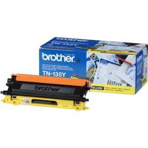 Brother Laser Toner Cartridge Page Life 4000pp Yellow Ref TN135Y | 718619
