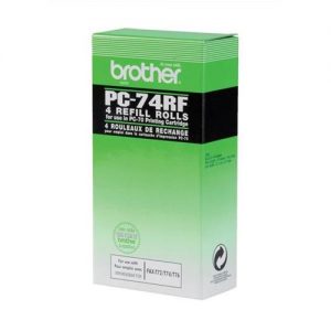 Brother Fax Ribbon Page Life 576pp Black Ref PC74RF [Pack 4] | 789339