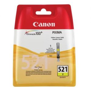 Canon CLI-521Y Inkjet Cartridge Yellow Ref 2936B001AA | 875054