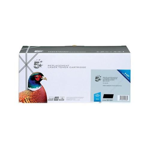5 Star Office Remanufactured Laser Toner Cartridge 3500pp Black [HP No. 304A CC530A Alternative] | 931081