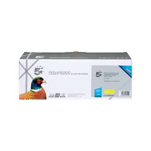 5 Star Office Remanufactured Laser Toner Cartridge 1300pp Yellow [HP No. 128A CE322A Alternative] | 933347
