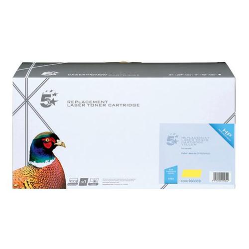 5 Star Office Remanufactured Laser Toner Cartridge 11000pp Yellow [HP No. 648A CE262A Alternative] | 933389