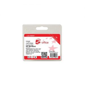 5 Star Office Remanufactured Inkjet Cartridge Page Life 250pp Black [HP No. 364 CB316EE Alternative] | 938457