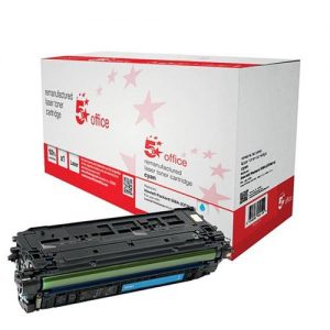 5 Star Office Remanufactured Laser Toner Cartridge 5000pp Cyan [HP No. 508A CF361A Alternative] | 940615