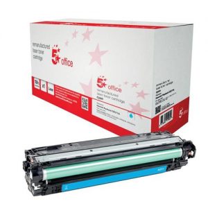 5 Star Office Remanufactured Laser Toner Cartridge Page Life 15000pp Cyan [HP 650A CE271A Alternative] | 940712