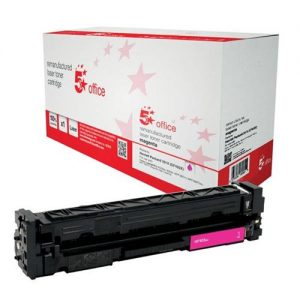 5 Star Office Remanufactured Laser Toner Cartridge Page Life 2300pp Magenta [HP 201X CF403X Alternative] | 940762
