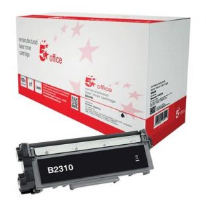 5 Star Office Remanufactured Laser Toner Cartridge Page Life 1200pp Black [Brother TN2310 Alternative] | 942253