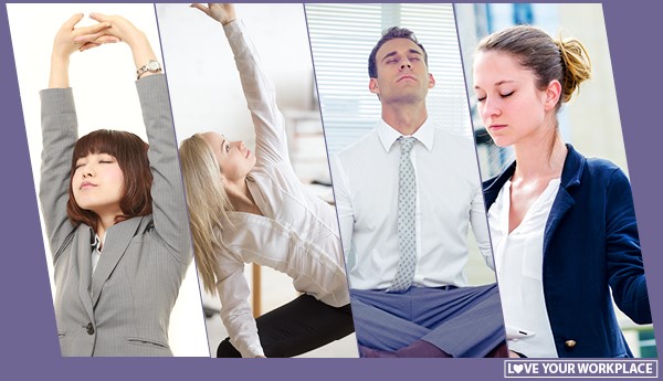 Desk Exercise - It's Time To Yoga DESKERCISE! 1
