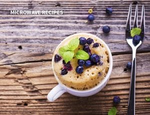 BLUEBERRY MUFFIN MUG CAKE 3