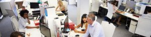 Office Workplace Hot Desking