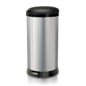Addis Pedal Bin Cushion Close 30 Litre Stainless Steel Ref 518017 |