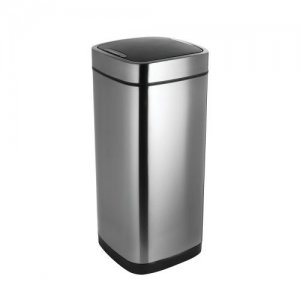 Addis Deluxe Square Waste Bin 40 Litre Press Top Stainless Steel Ref 513914 |