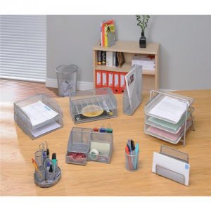 A Wire Mesh Letter Tray For Your Office Desk 12