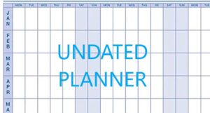 Undated Planner for Your Staff Holidays 3